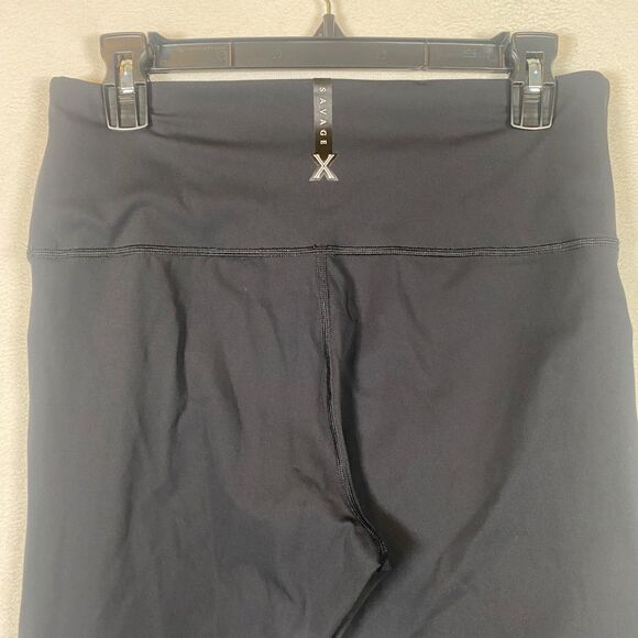 Savage X Fenty Black Leggings, Size L — Side Slip Pockets, 26″ Inseam - Picture 7 of 10